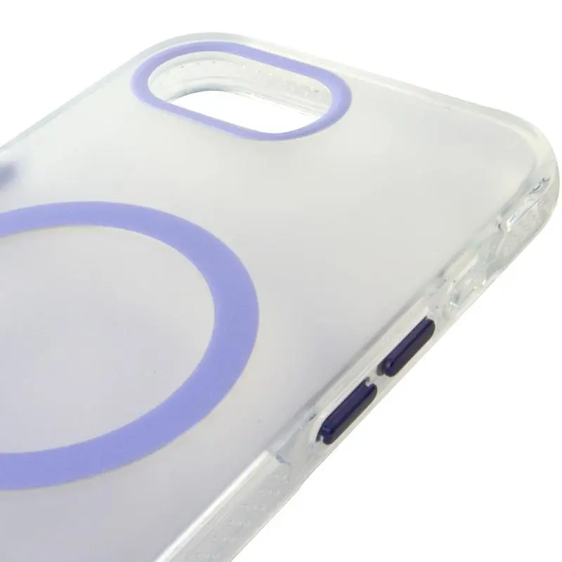 Чохол TPU+PC Phantom with MagSafe для Apple iPhone 16e / 17e (6.1) Lilac - фото 3
