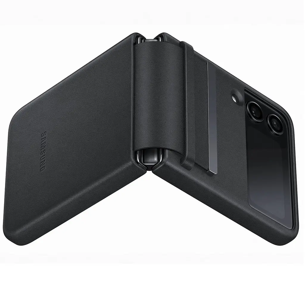 Оригінальний шкіряний чохол Leather Cover Samsung Galaxy Z Flip4 Black (EF-VF721LBEGUA) - фото 2