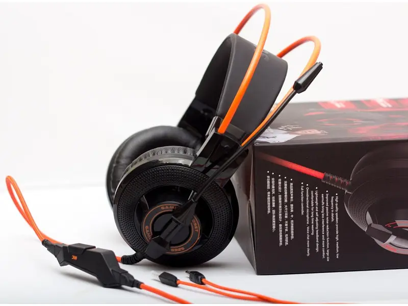 Гарнітура Somic G925 Black/Orange (9590009919) - фото 3