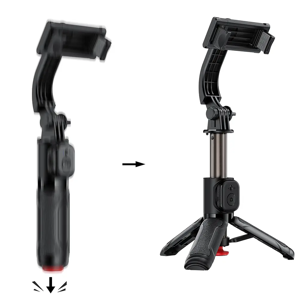 Селфі-монопод ACEFAST E43 Supports automatic selfie stand opening Black - фото 8