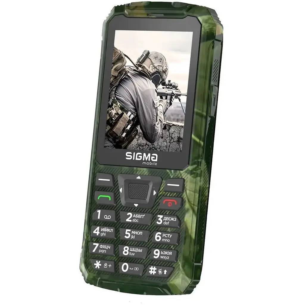 Телефон Sigma mobile X-treme PR68 Type-C camo - фото 3
