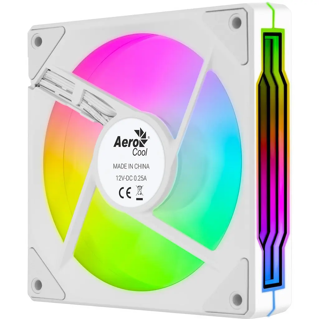 Вентилятор AeroCool Phantom M-3 12 PWM ARGB White (ACF3-MR11217.21) - фото 5