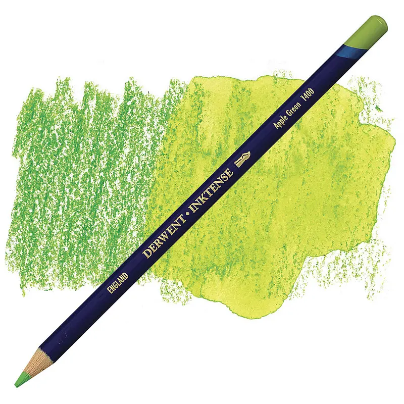 Олівець чорнильний Inktense (1400), Зелене яблуко, Derwent