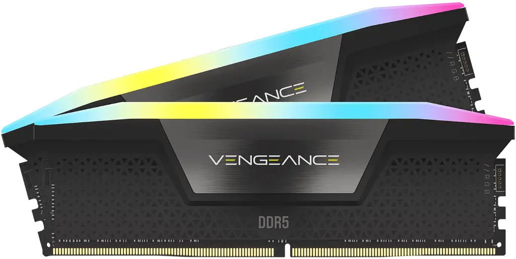 Оперативная память Corsair 32GB (2x16GB) DDR5 6000MHz Vengeance RGB Black (CMH32GX5M2D6000C36) - фото 2