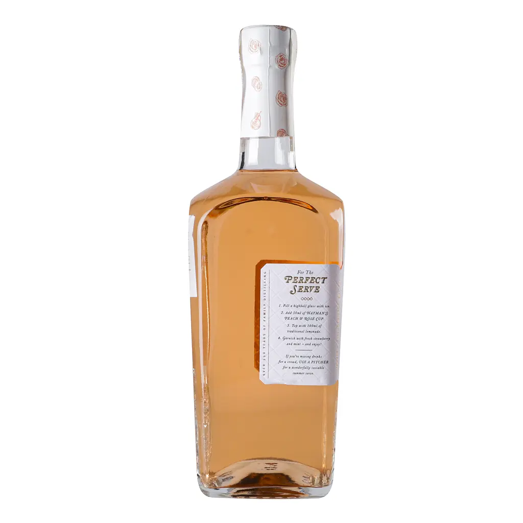 Джин-ликер Hayman's Peach & Rose Cup, 25%, 0,7 л - фото 3