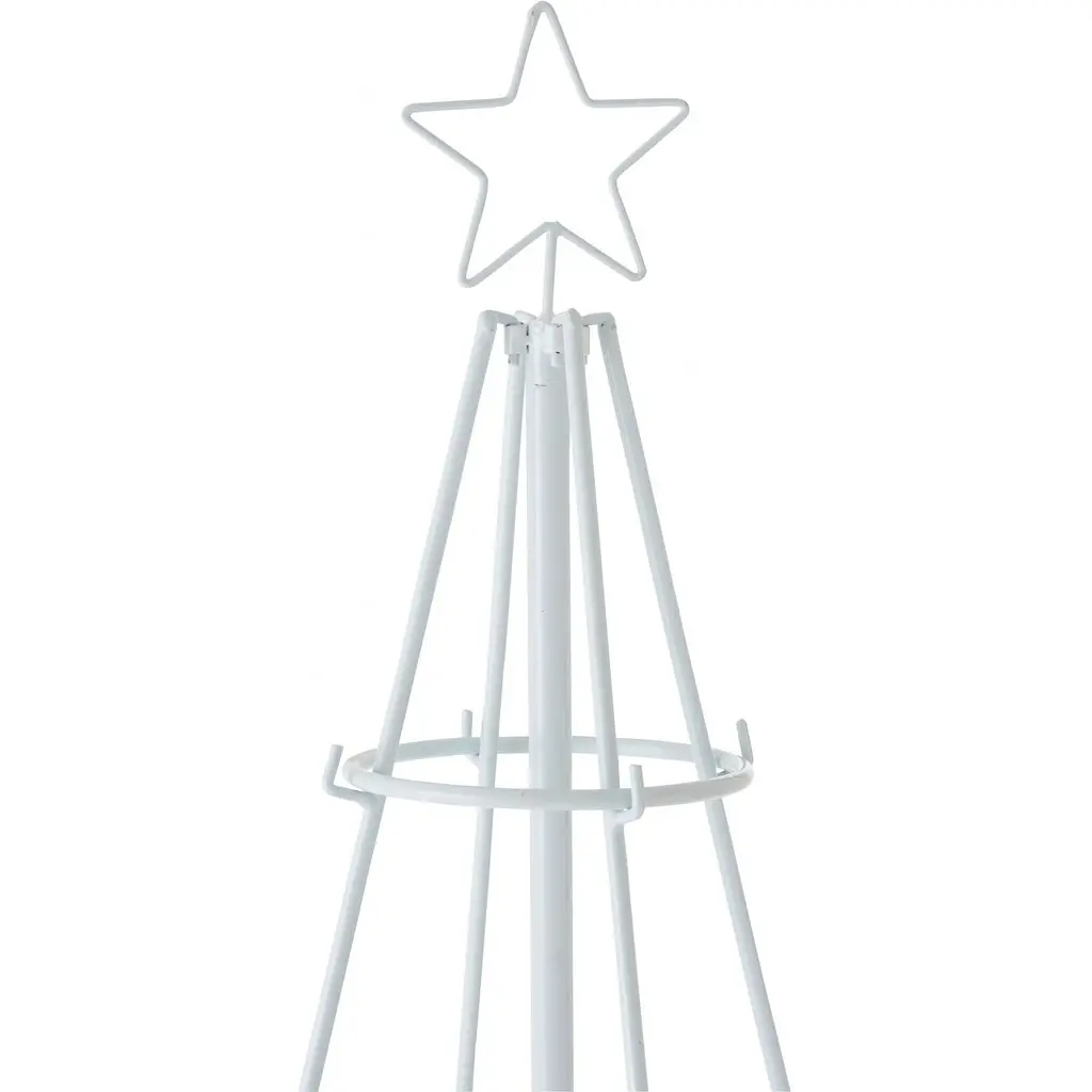 Елка металлическая J-line каркасная 188 см белая (96752) - фото 2