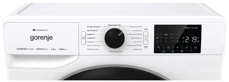 Стиральная машина Gorenje WPNEI84SBSWIFI/UA автоматическая (6997663) - фото 4