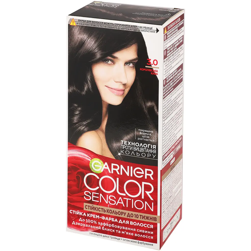 Фарба для волосся Garnier Color Sensation відтінок 3.0 королівська кава 110 мл (C5652078) - фото 4