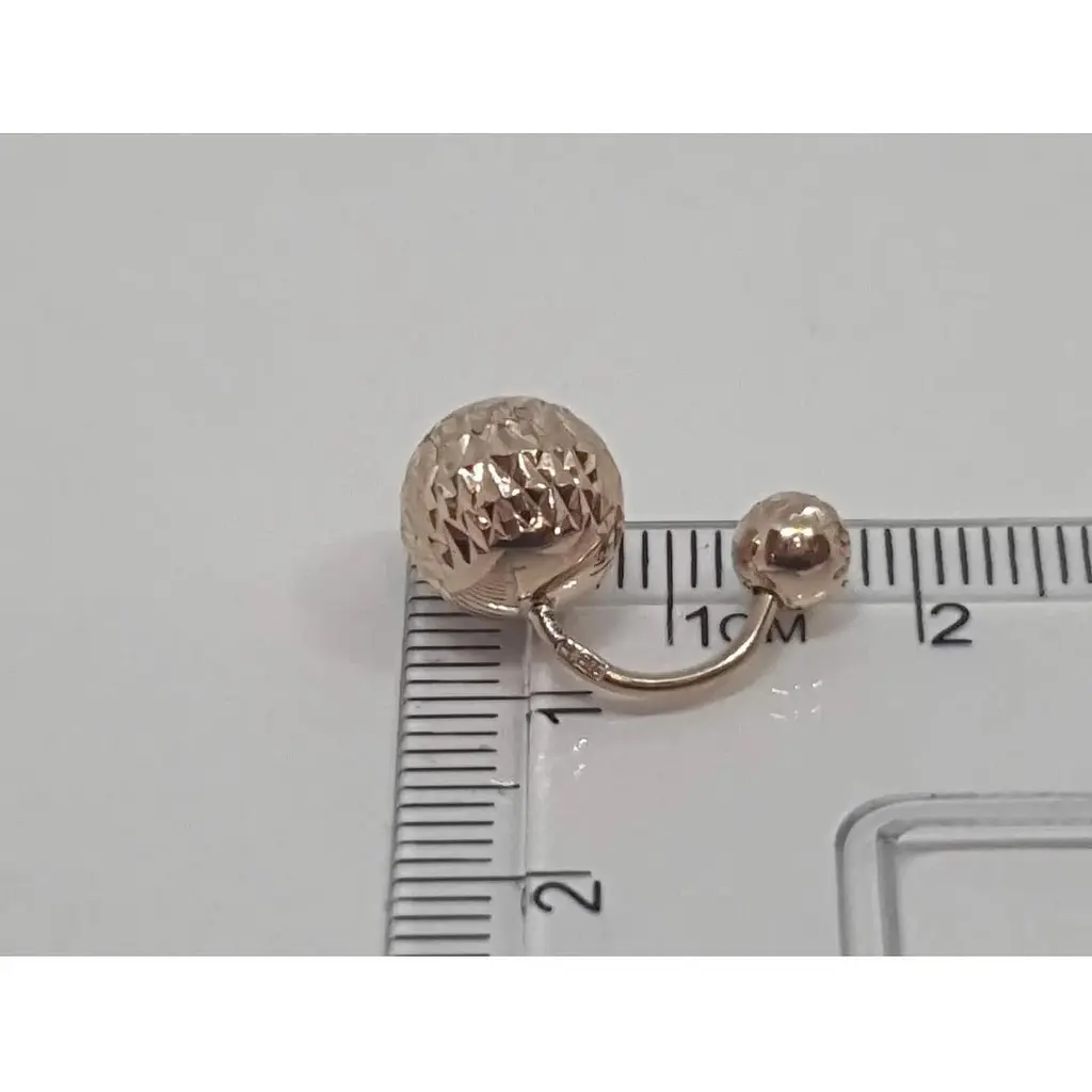 Золота сережка-пірсинг Favoritum. 310129_9_А - фото 4