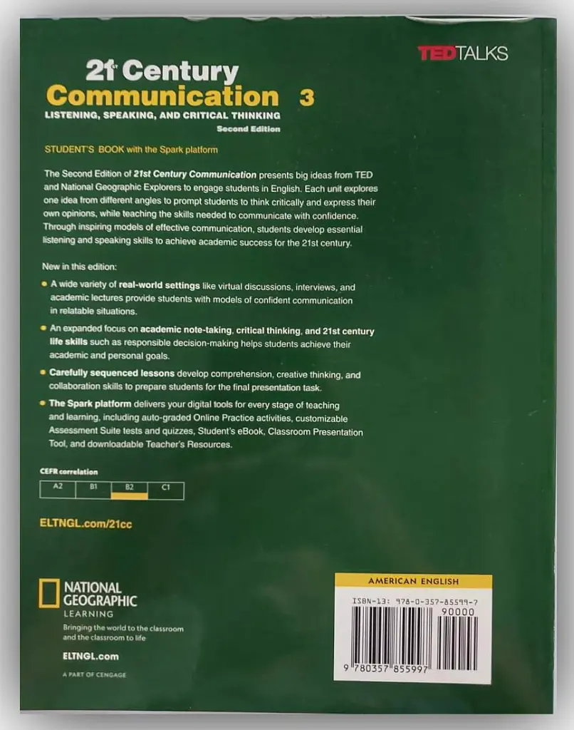 TED Talks: 21st Century Communication 3. Listening, Speaking and Critical Thinking. Student Book+Spark. Second Edition - Лінн Бонестель - фото 2