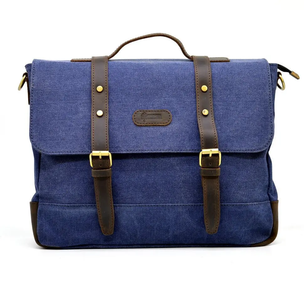 Чоловічий шкіряний портфель TARWA 38х31х9 см sum0026653 - фото 2