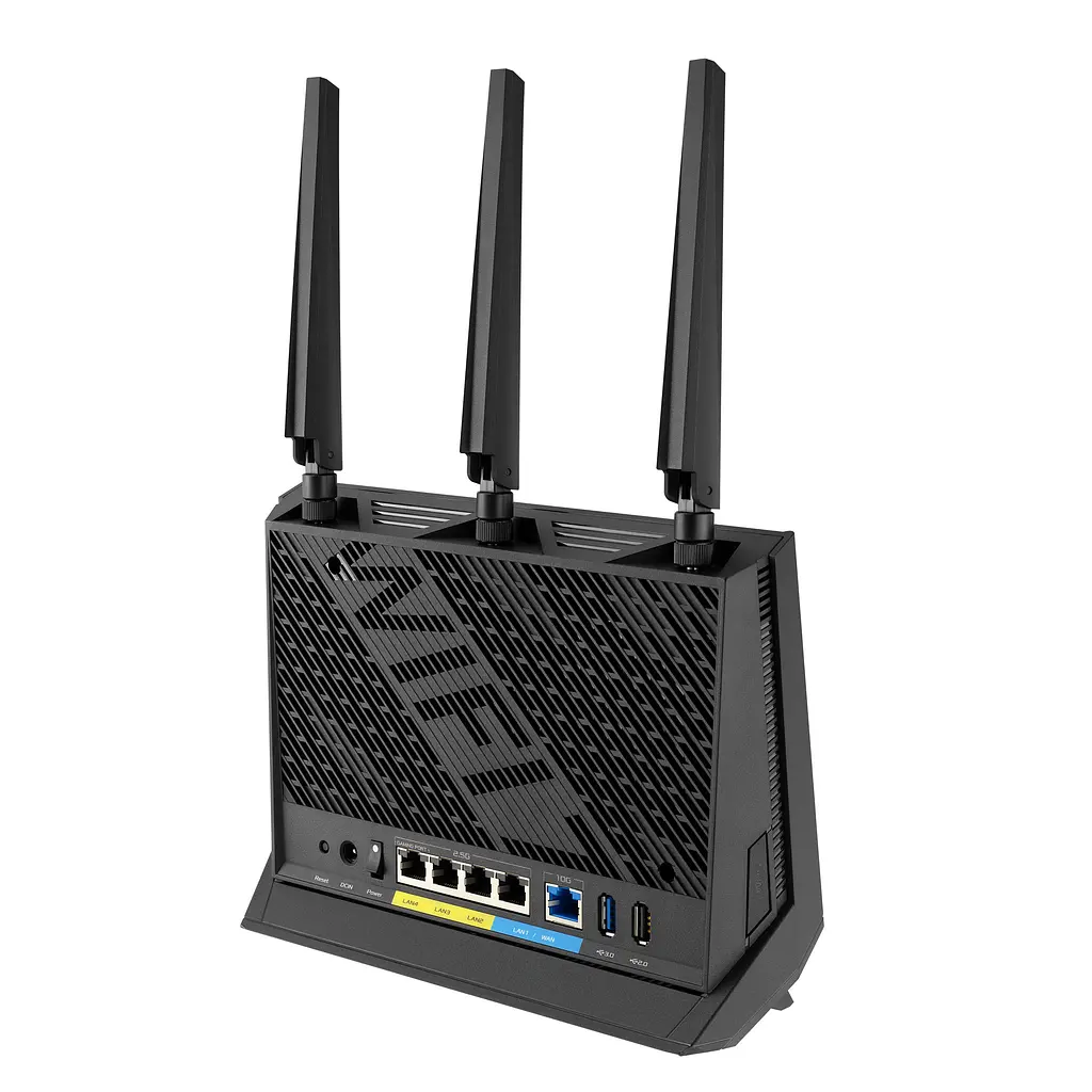 Маршрутизатор RT-BE86U BE6800, 3x2.5GE LAN, 1x2.5GE LAN/WAN, 1x10GE LAN/WAN, 1xUSB3.2, 1xUSB2.0 Asus teh0017260 - фото 9