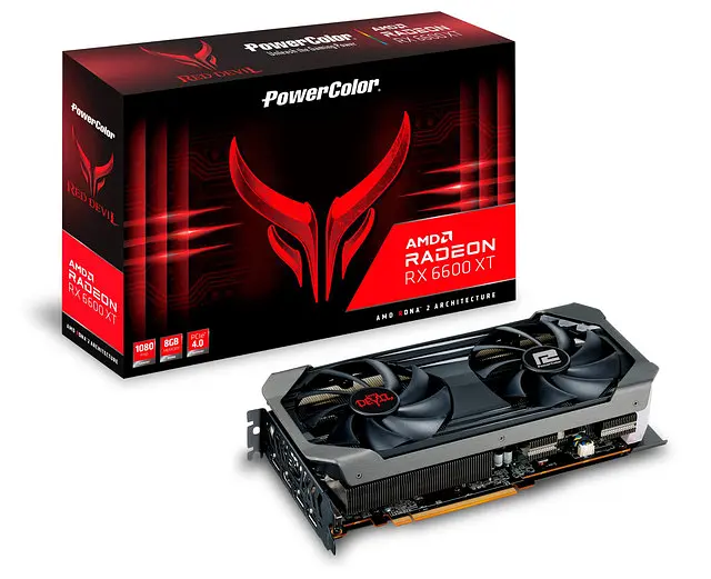 Відеокарта PowerColor AMD Radeon RX 6600 XT 8GB Red Devil б/в - фото 2