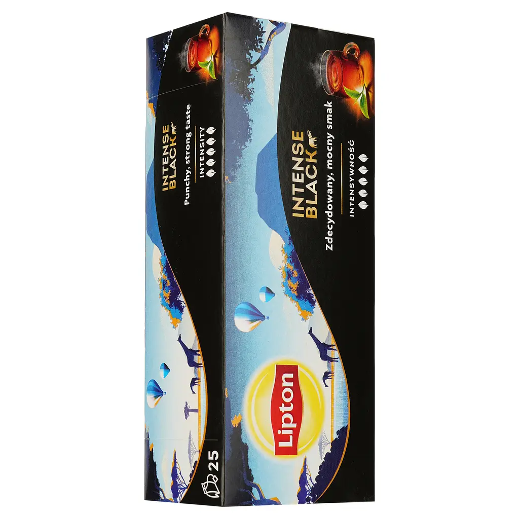 Чай чорний Lipton Intense Black 57.5 г (25 шт. х 2.3 г) (917479) - фото 2