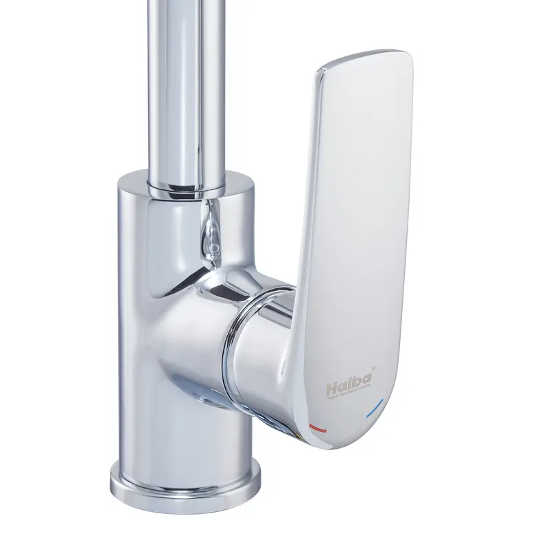 Змішувач для кухні Haiba Troya 017 Nut HB9662, Хром - фото 7