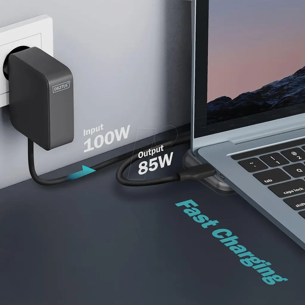 Док-станція Digitus USB-C 2xHDMI/1xDP/3xUSB-A/USB-C/RJ54/PD/Audio (DA-70919) - фото 8