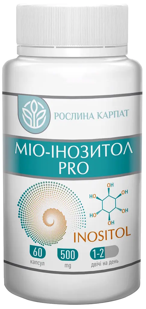 Міо-Інозитол Pro 60 капсул турбота про гормональний баланс Рослина Карпат