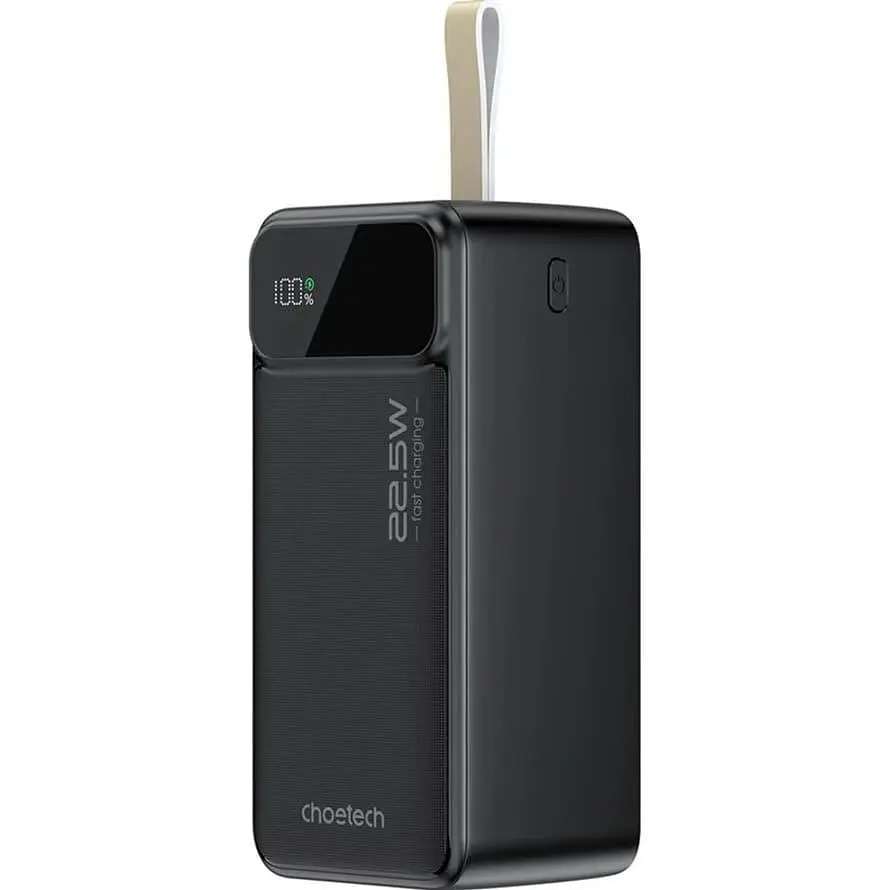 Павербанк Choetech Black 50 000 mAh / 22.5 Вт (B732) - фото 2