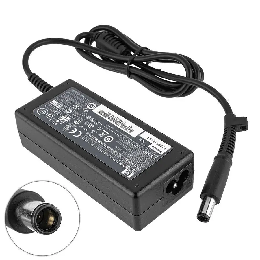 Блок живлення для ноутбука HP 19.5V 3.33A 65W 7.4x5.0-PIN чорний (без кабелю!)