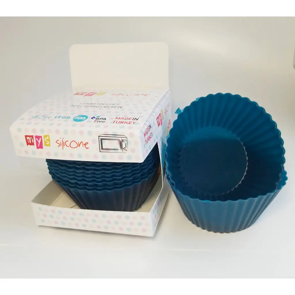 Форма силиконовая Mys Silicone для выпечки кексов Корзинка 7 см 12 шт. (45067) - фото 4