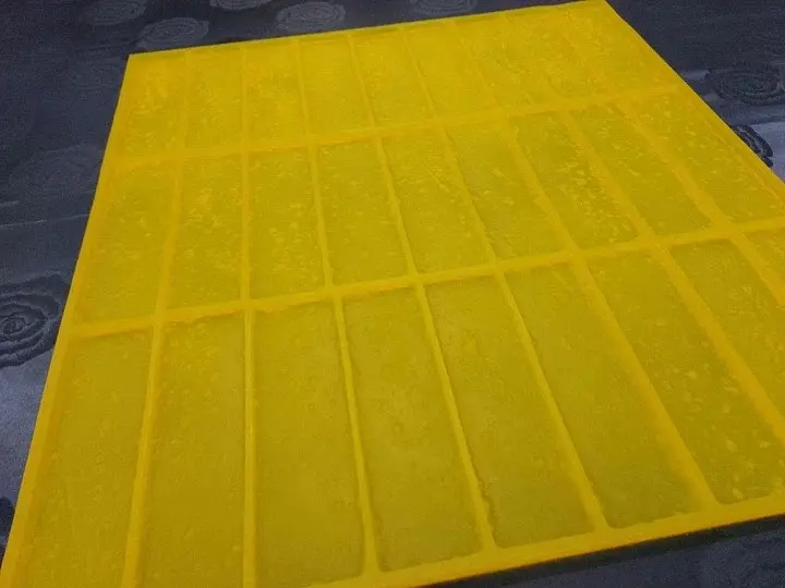 Гибкая полиуретановая форма для изготовления декоративного кирпича A.N.B. "ТРАВЕРТИН" на 27 плиток - фото 6