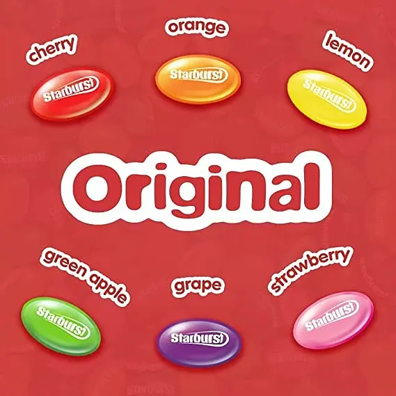 Драже Starburst Original Jelly Beans Chewy Candy 396g - фото 3