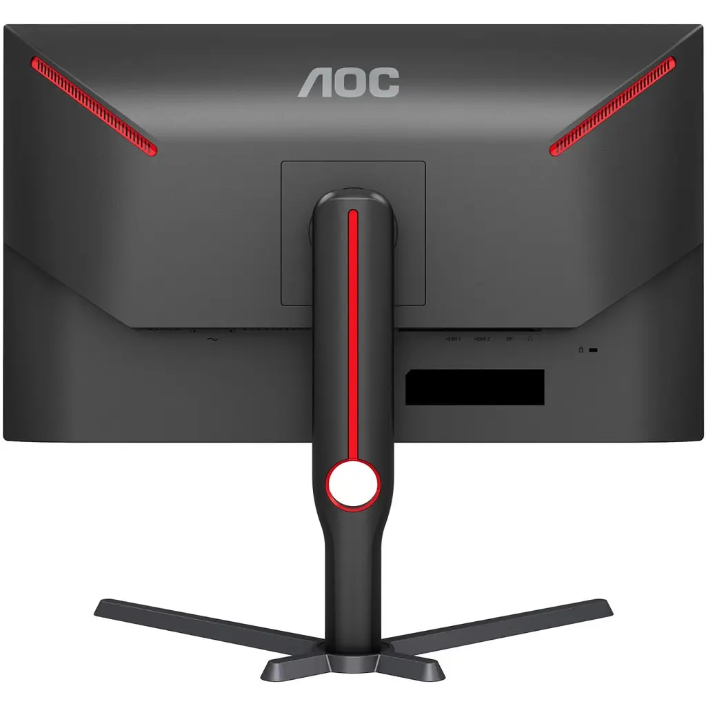 Монитор TFT 27" AOC Q27G3XMN/BK, MiniLED QHD IPS, 180Hz, 1ms, 2xHDMI, DP, HAS, Pivot, черно-красный (Q27G3XMN/BK) - фото 7