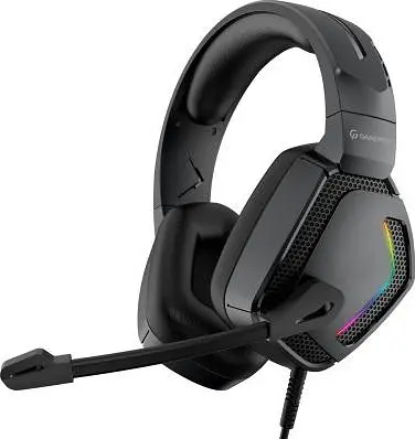 Навушники GamePro HS605 RGB чорні (HS605)