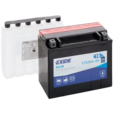 Акумулятор автомобільний EXIDE AGM 18Ah Єв (-/+) (270EN) (ETX20HL-BS) - фото 5