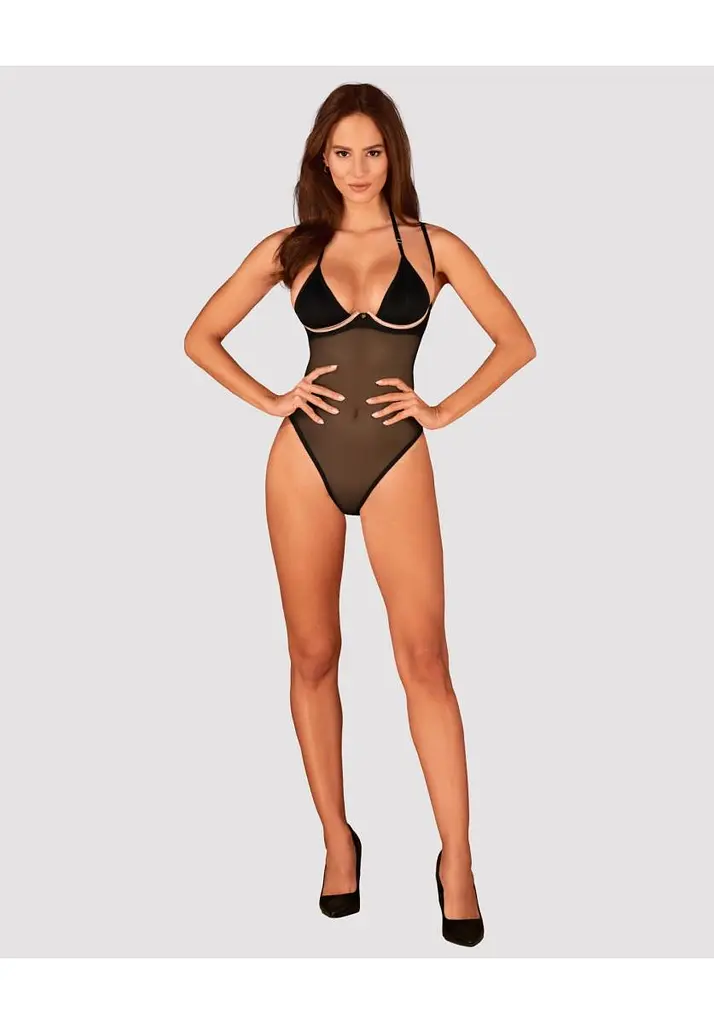 Боді Obsessive Selinne XS/S чорний - фото 3