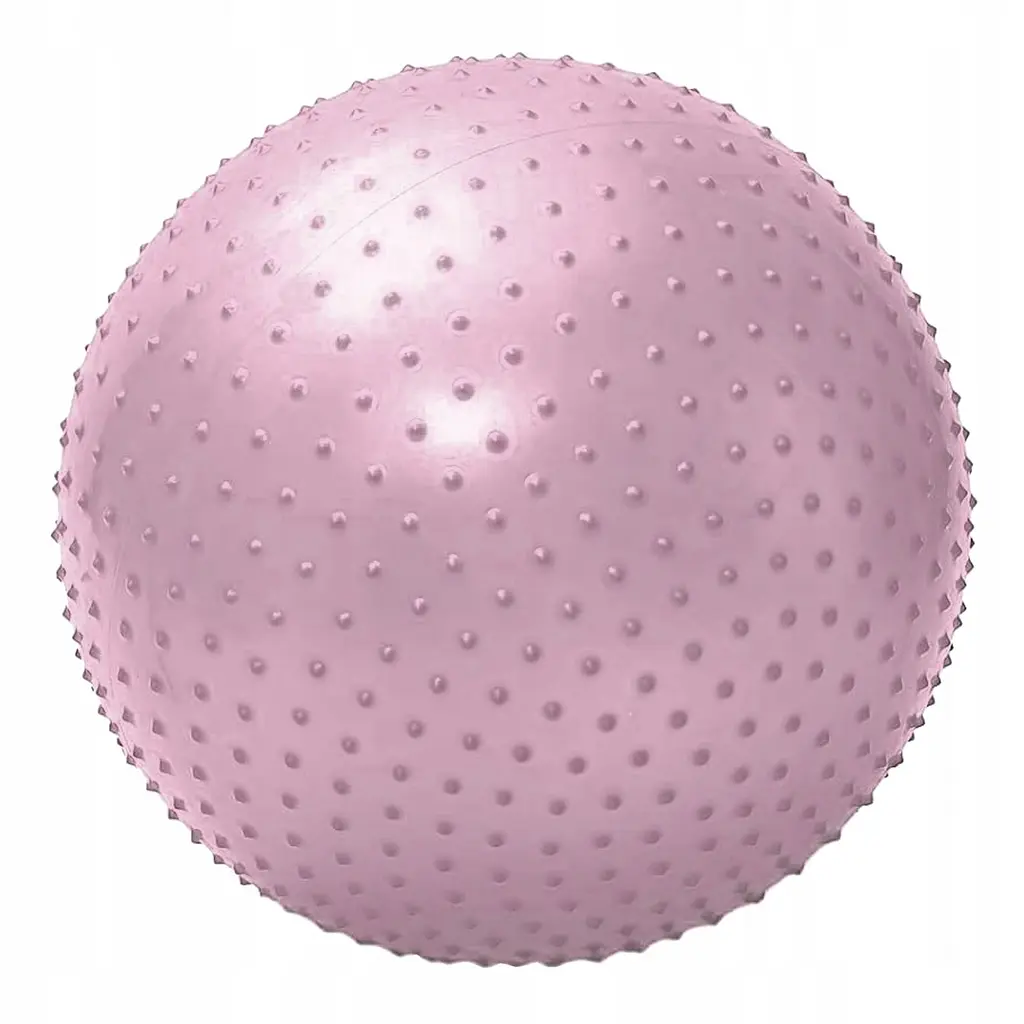 М'яч для фітнесу (фітбол) 4FIZJO 65 см масажний Anti-Burst 4FJ0617 Pink (P-5905973400220) - фото 2