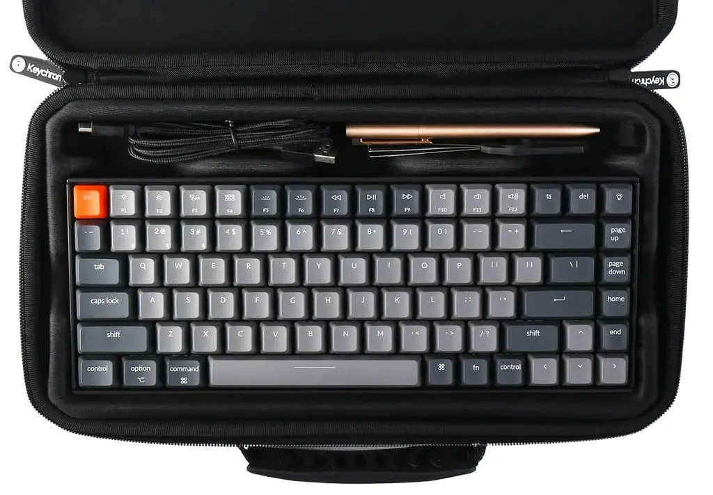 Чохол для клавіатури Keychron K2 for Plastic Version, чорний - фото 2