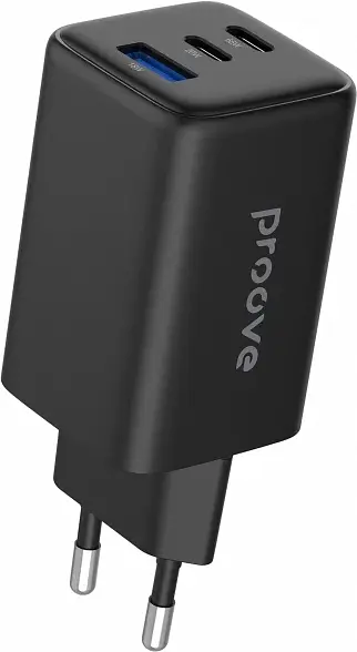 Зарядное устройство Proove Pocket GaN 65W 2Type-C + USB black (WCPG65121201) - фото 2