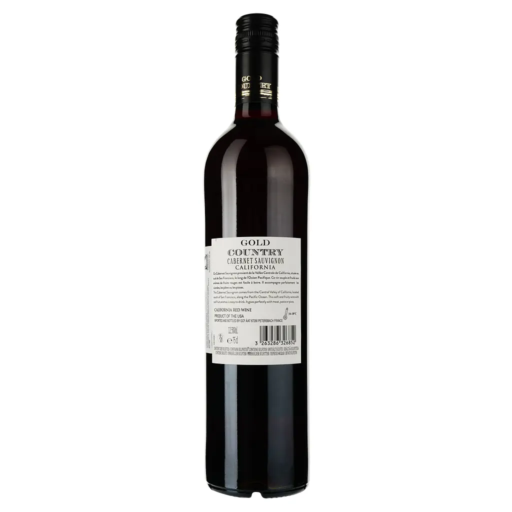 Вино Gold Country Cabernet Sauvignon, красное, сухое, 0.75 л - фото 2
