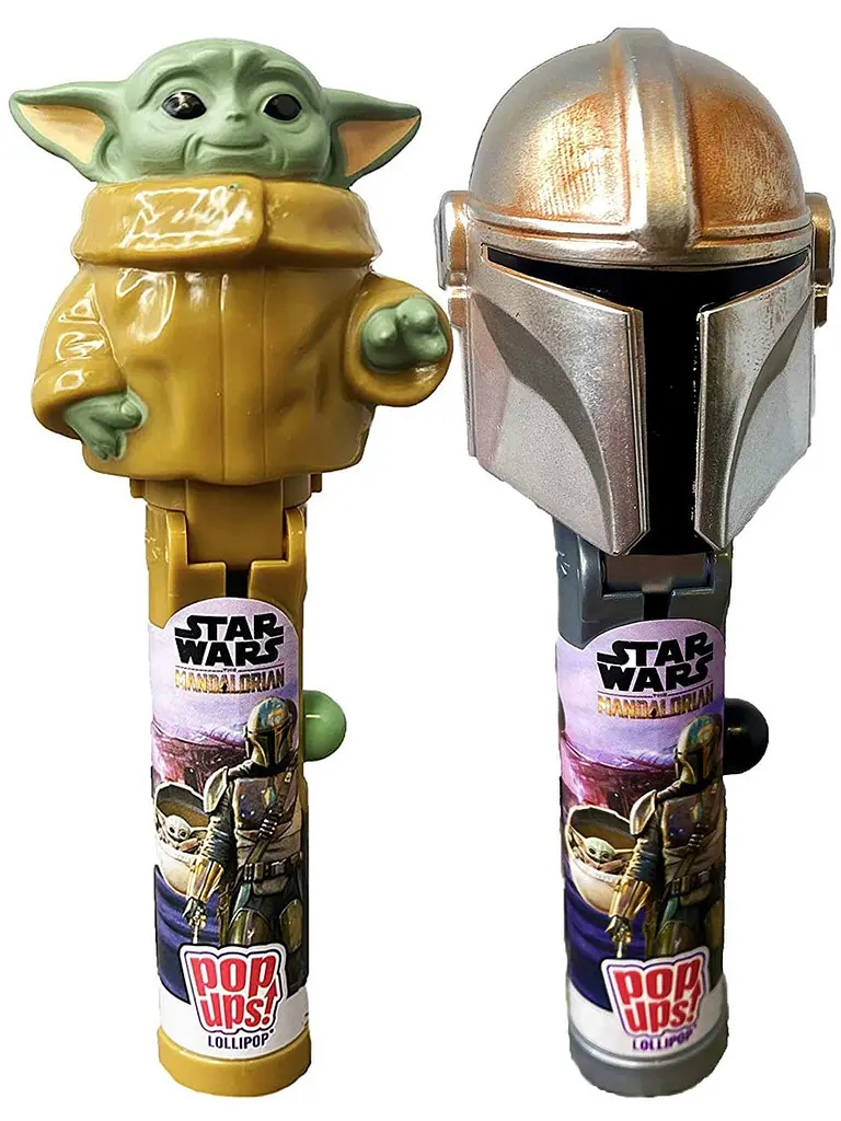 Цукерка в диспенсері Star Wars Grogu Pop Up Lollipop Case - фото 3
