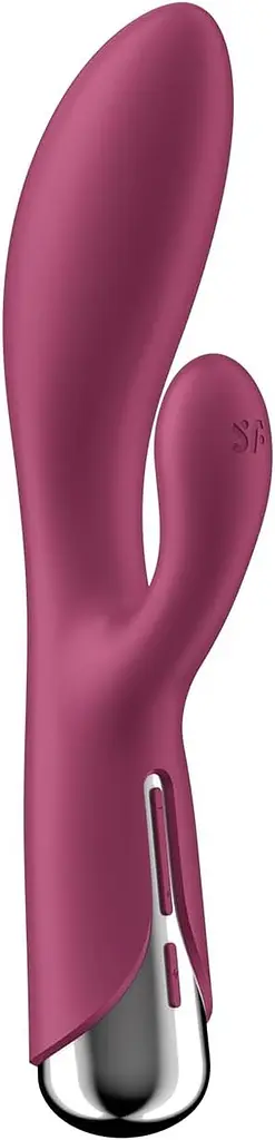 Вибратор-кролик Satisfyer Spinning Rabbit 1 20 см бордовый - фото 8