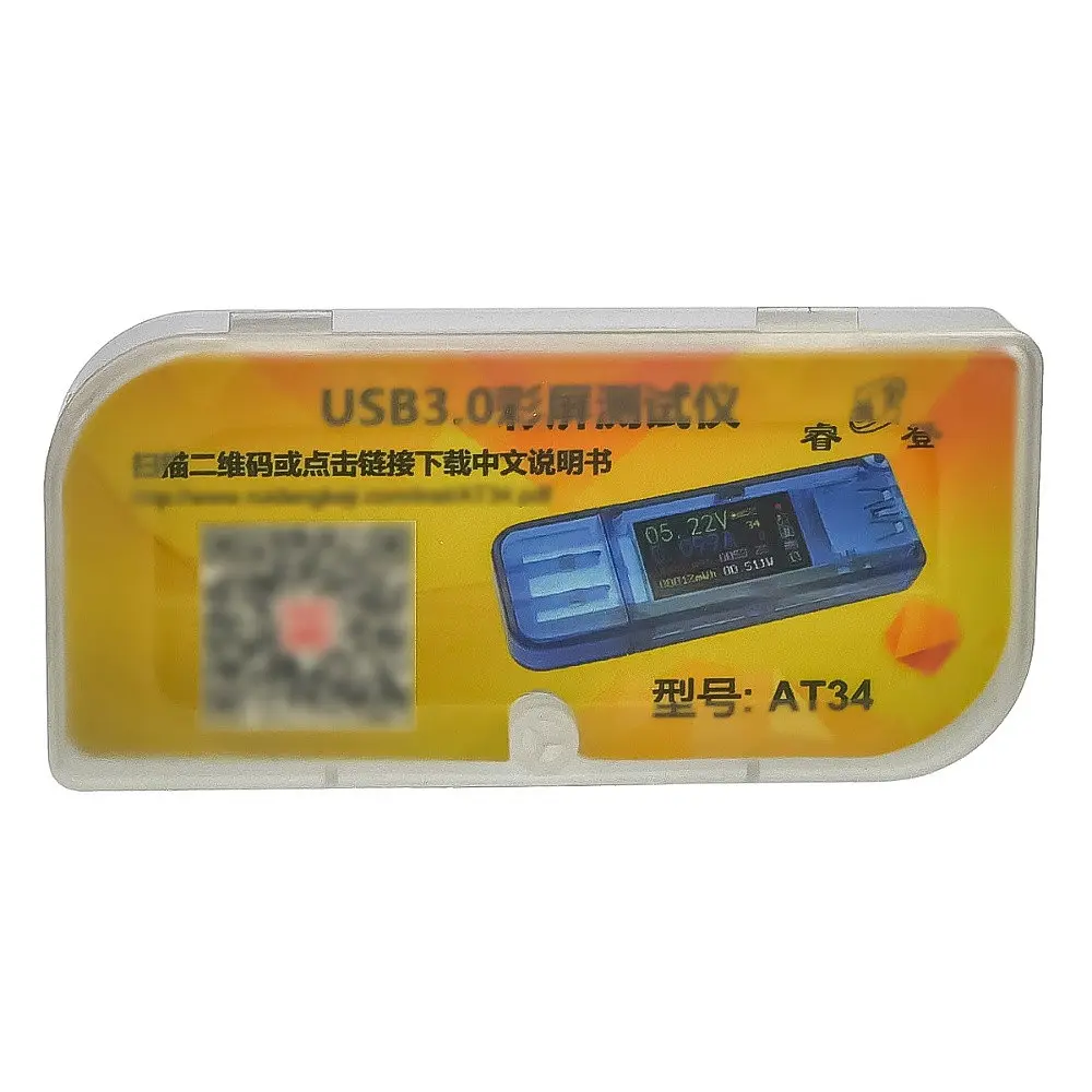 USB Charger Doctor AT34 багатофункціональний з РК-дисплеєм (USB 3.0, 30V, 4A) - фото 4