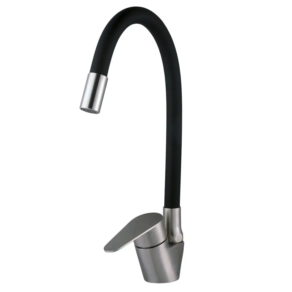 Змішувач для кухні Globus Lux Main SM-203SB Чорний матовий - фото 2