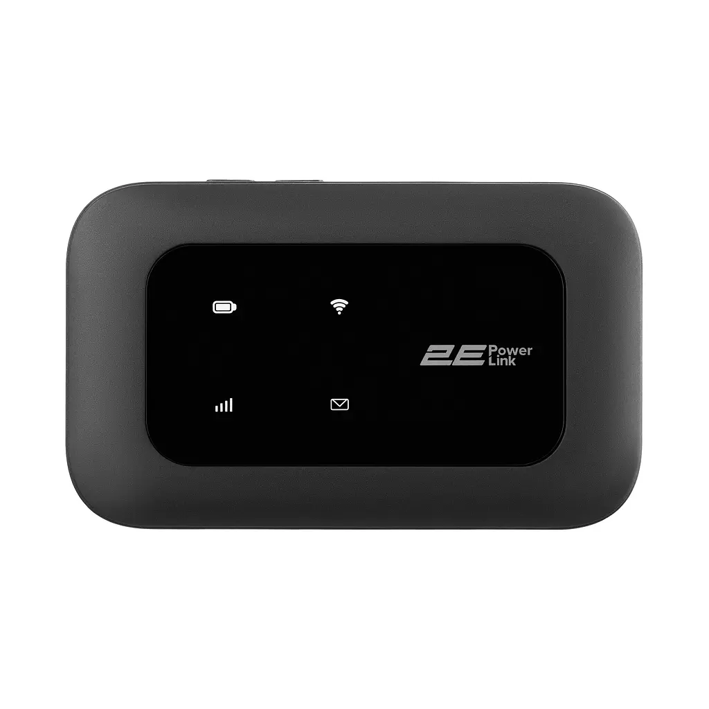 2E Мобільний маршрутизатор 2E PowerLink (MiFi-2 2025) N150, LTE, Wi-Fi4, 1xType-C, 1xCRC9, 3000мА год чорно - фото 6
