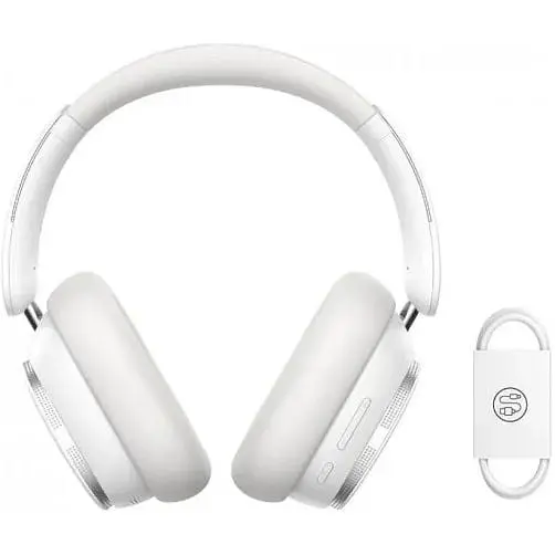 Бездротові навушники Baseus Bowie Wireless H1 Pro повнорозмірні білі A00050601213-00 - фото 6