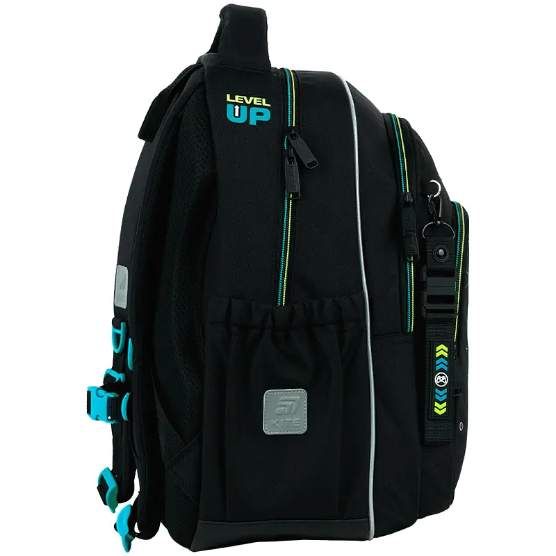 Рюкзак для початкової школи Kite Education 763M Next Level Чорний (K26-763M-4) - фото 4