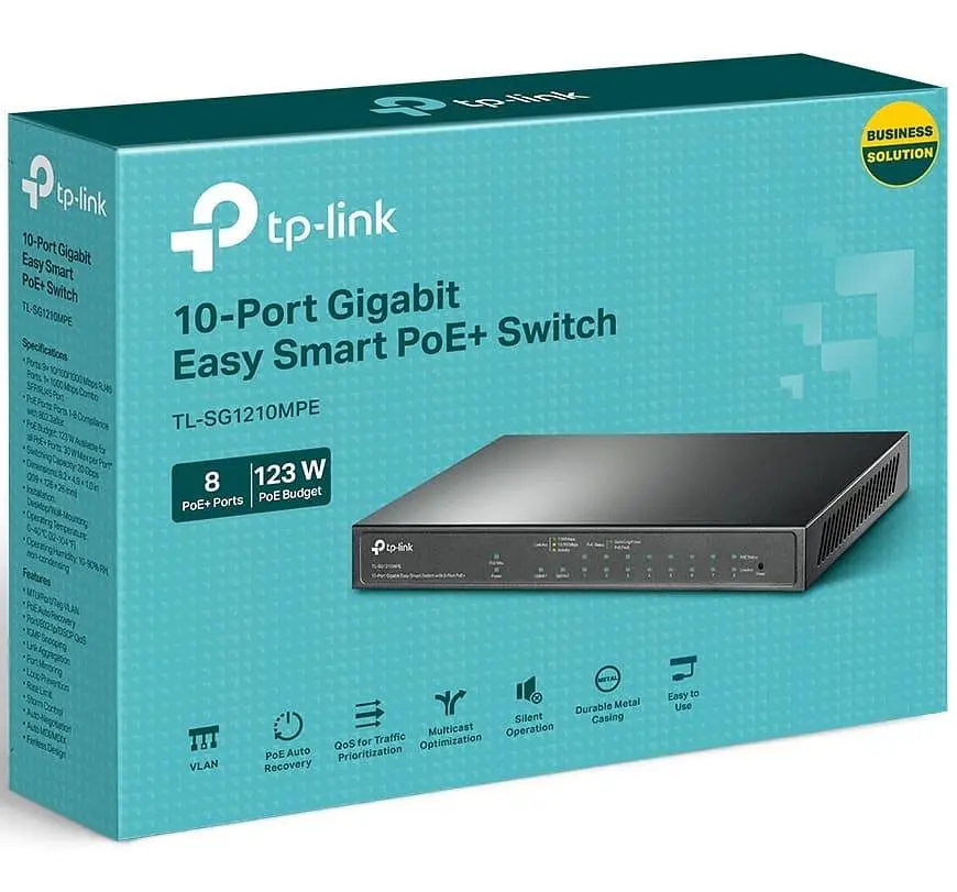 Комутатор TP-Link TL-SG1210MPE (TL-SG1210MPE) - фото 5