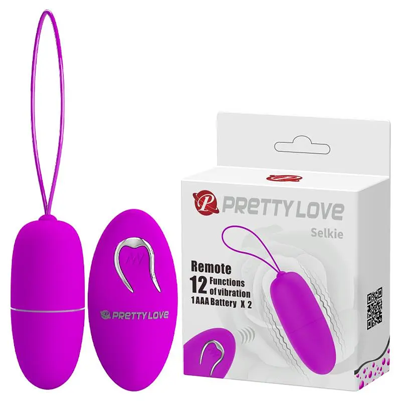 Виброяйцо Pretty Love Selkie Wireless 18 см фиолетовый - фото 9