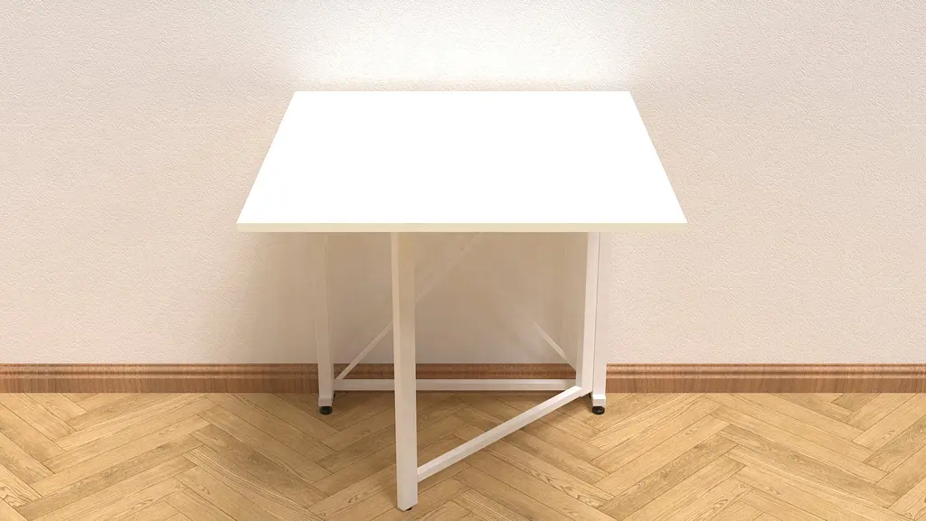 Стол-книга трансформер Орион 1 Ferrum-decor 750x810x730 Белый металл ДСП Белое 16 мм (FRD-104604) - фото 3