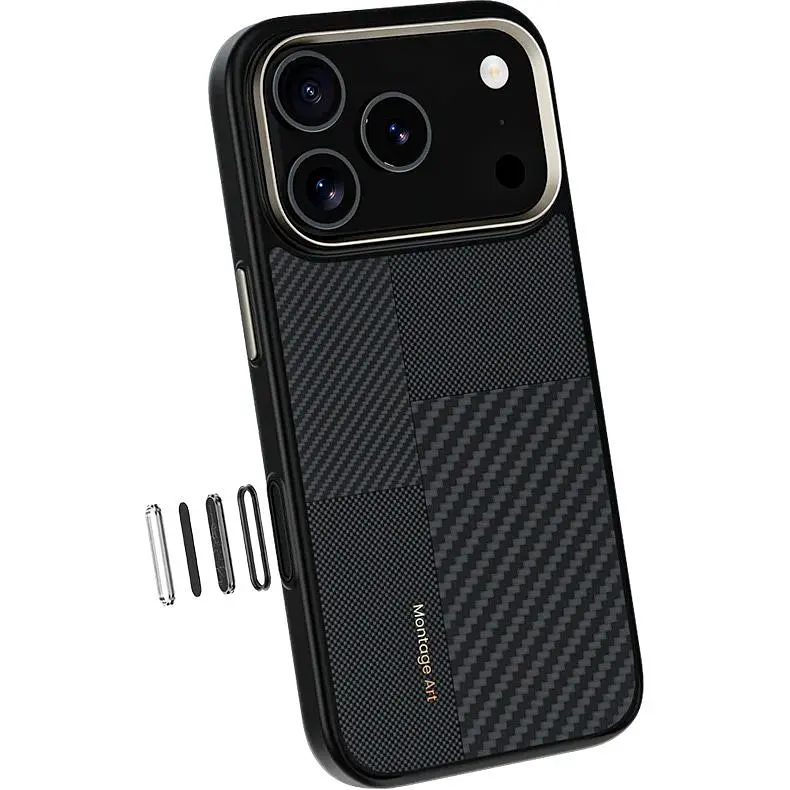 Чохол Benks Montage ArmorPro Kevlar Case 600D/1500D Magnetic для Apple iPhone 17 Pro Black [146130] - фото 3