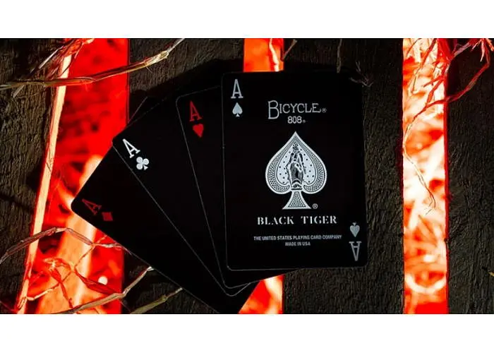 Игровые карты United States Playing Card Company Bicycle Black Tiger: Revival edition (ВР_КИББТ) - фото 5