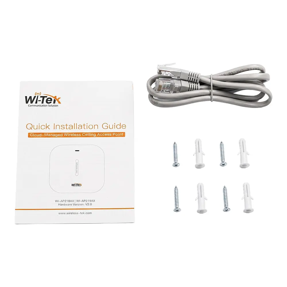 Точка доступу WiFi 6 2.5G Wi-Tek WI-AP219AX V2 дводіапазонна (73-00267) - фото 8