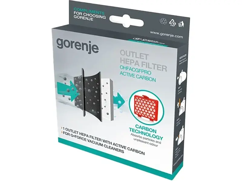 Фільтр для пилососа Gorenje OHFACGFPRO вугільний - фото 5