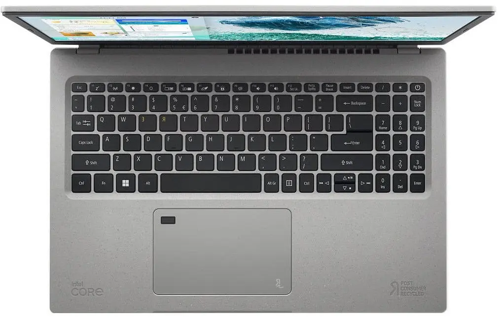 Ноутбук Acer Aspire Vero AV15-52 15.6' FHD IPS, Intel i7-1255U, 16GB, F512GB, UMA, Win11, сірий (NX.KBREU.006) - фото 4