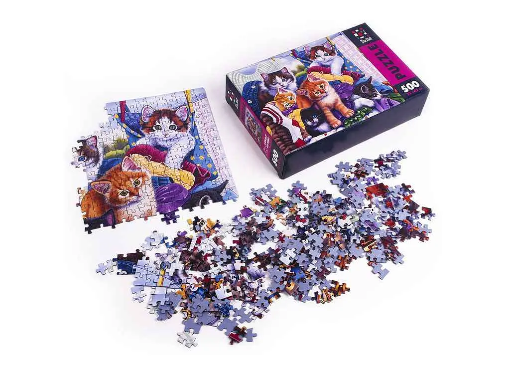 Пазли VLADI TOYS Милі кошенята DT500-13 (укр) - фото 2